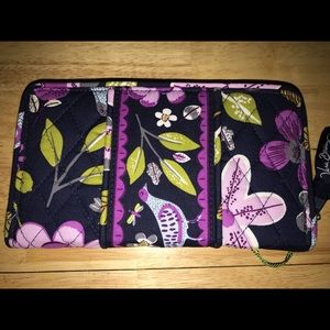 Vera Bradley Zip Around Wallet Floral nightingale